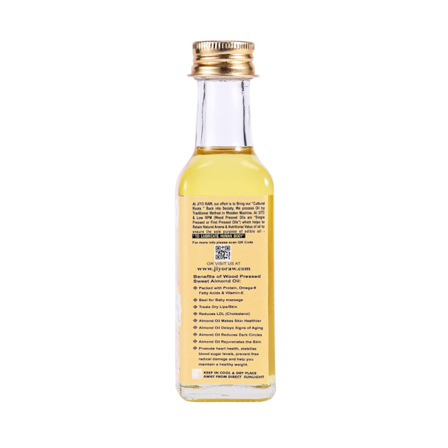 Wooden cold Pressed Sweet Almond Oil
