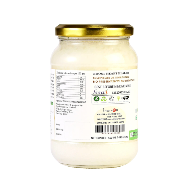 Wood Pressed Coconut Oil